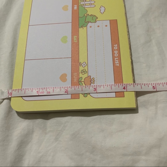 Yellow Pompompurin Sanrio Weekly Planner Pad - Picture 6 of 13